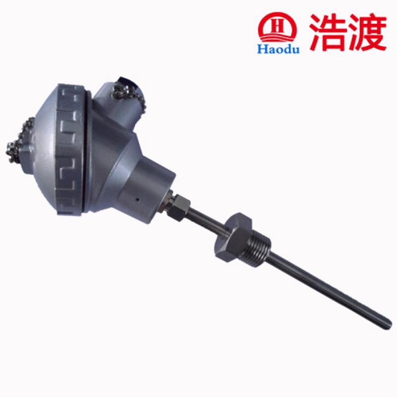 浩渡科技 鎧裝式PT100/PT100溫度傳感器 4-20ma/0-10v/0-5v輸出鉑電阻